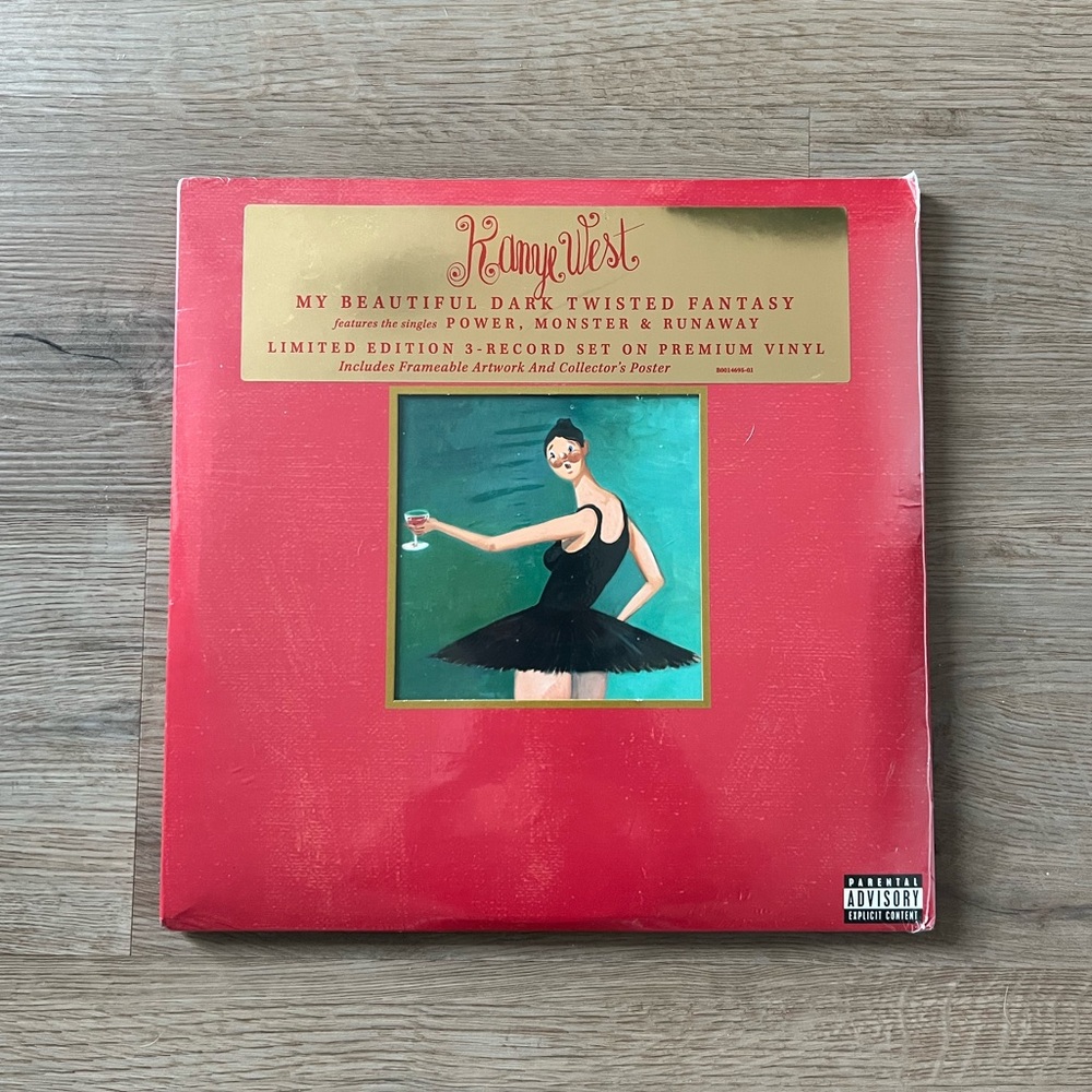 Kanye West: My Beautiful Dark Twisted Fantasy 3LP